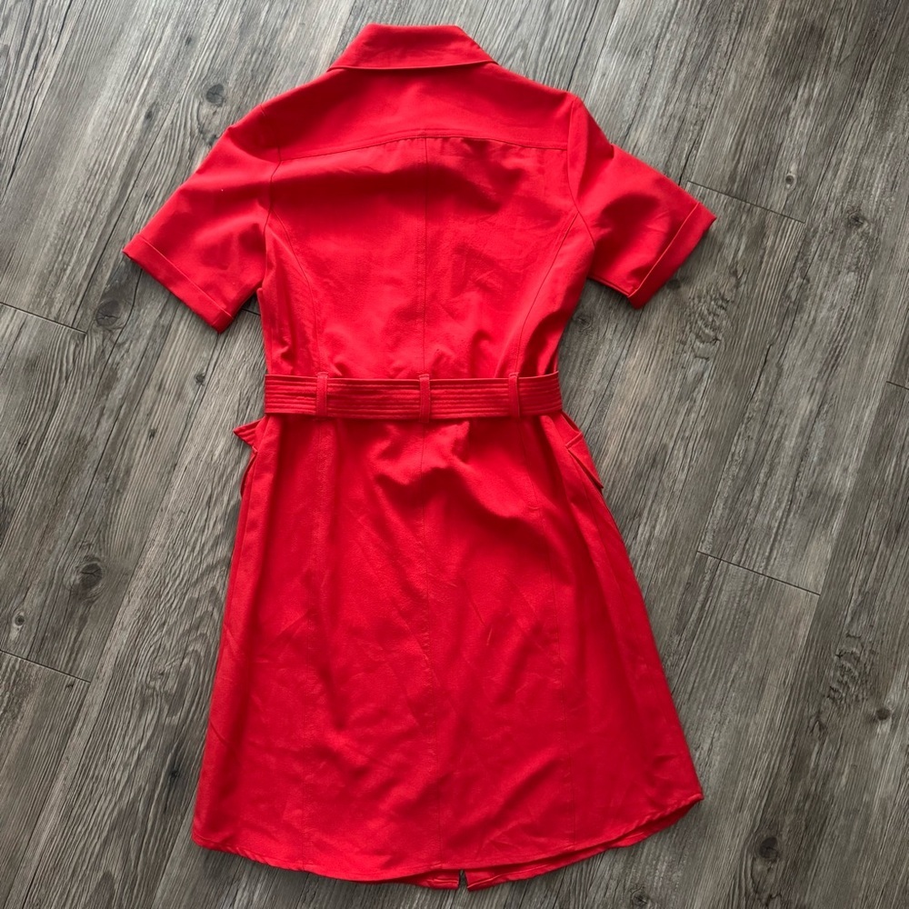 Zac & Rachel Belt Shirt Dress Size 4 - Picture 5 of 6